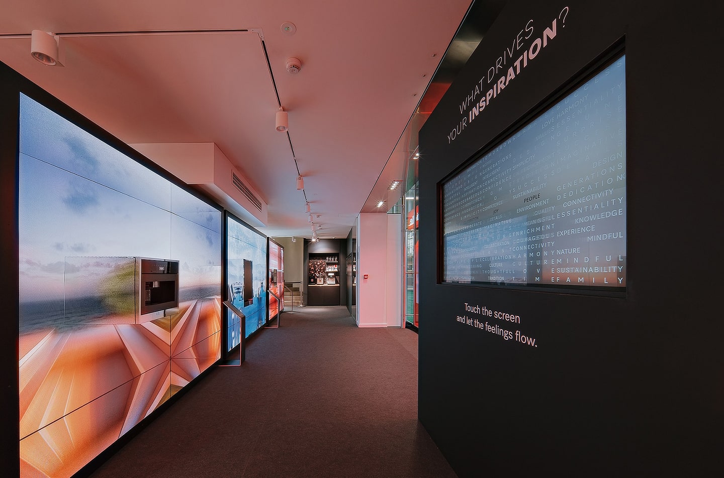 installazione interattiva miele store